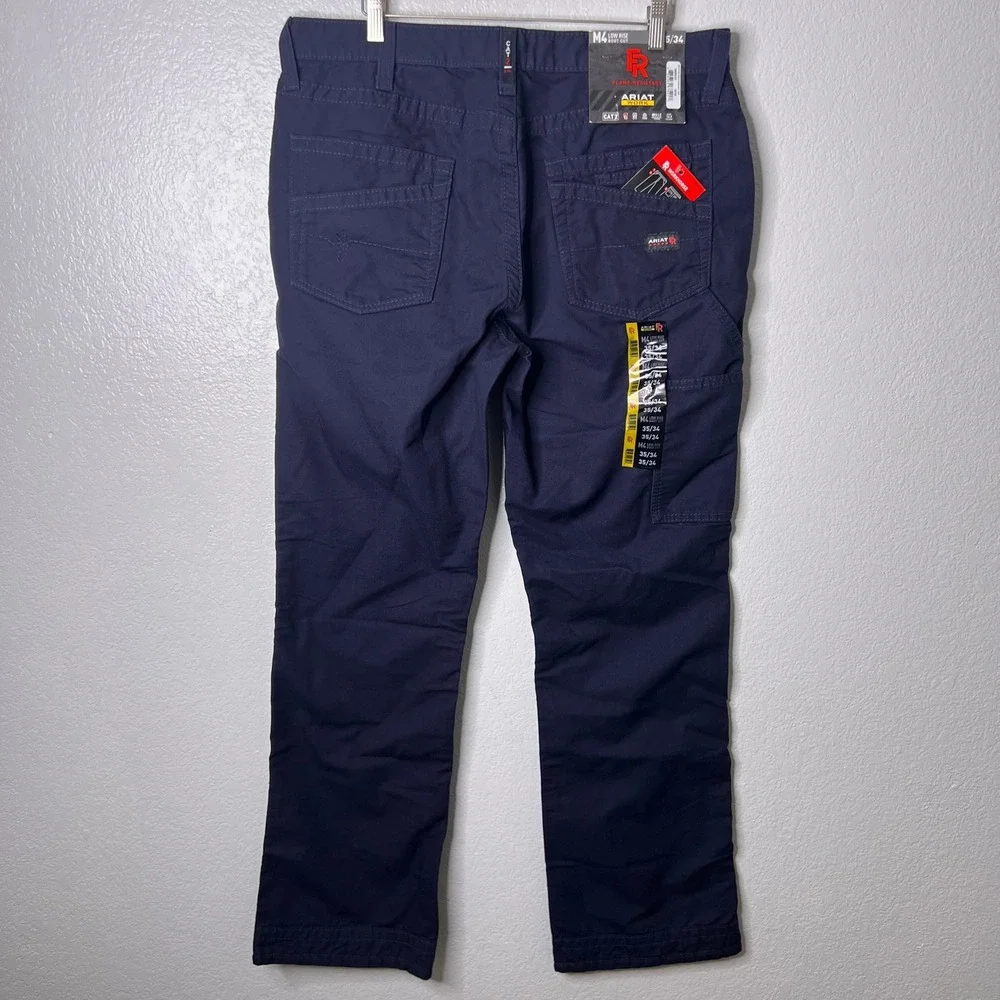 Ariat M4 Workhorse FR Flame Resistant Pants Navy Blue 35(Actual 38)x34 CAT2 NWT